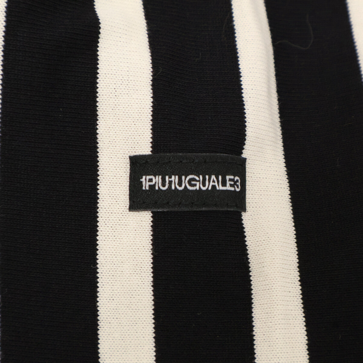 1piu1uguale3 Block Stripe MRT309 Cotton Crew Neck T-shirt Tops 4 Men's