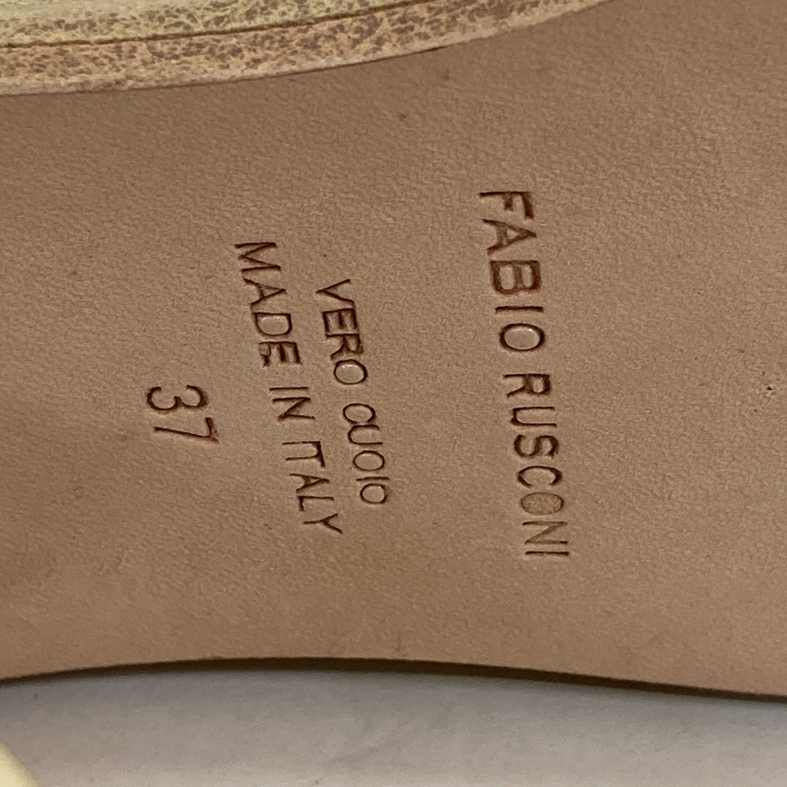 FABIORUSCONI Fabio Rusconi 软皮穆勒鞋/鞋子 37 女士