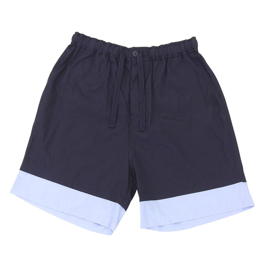 未使用 コットン ショーツ ボトムス メンズ ネイビー ライトブルー M H526Y1AW23 ボトムス M メンズ