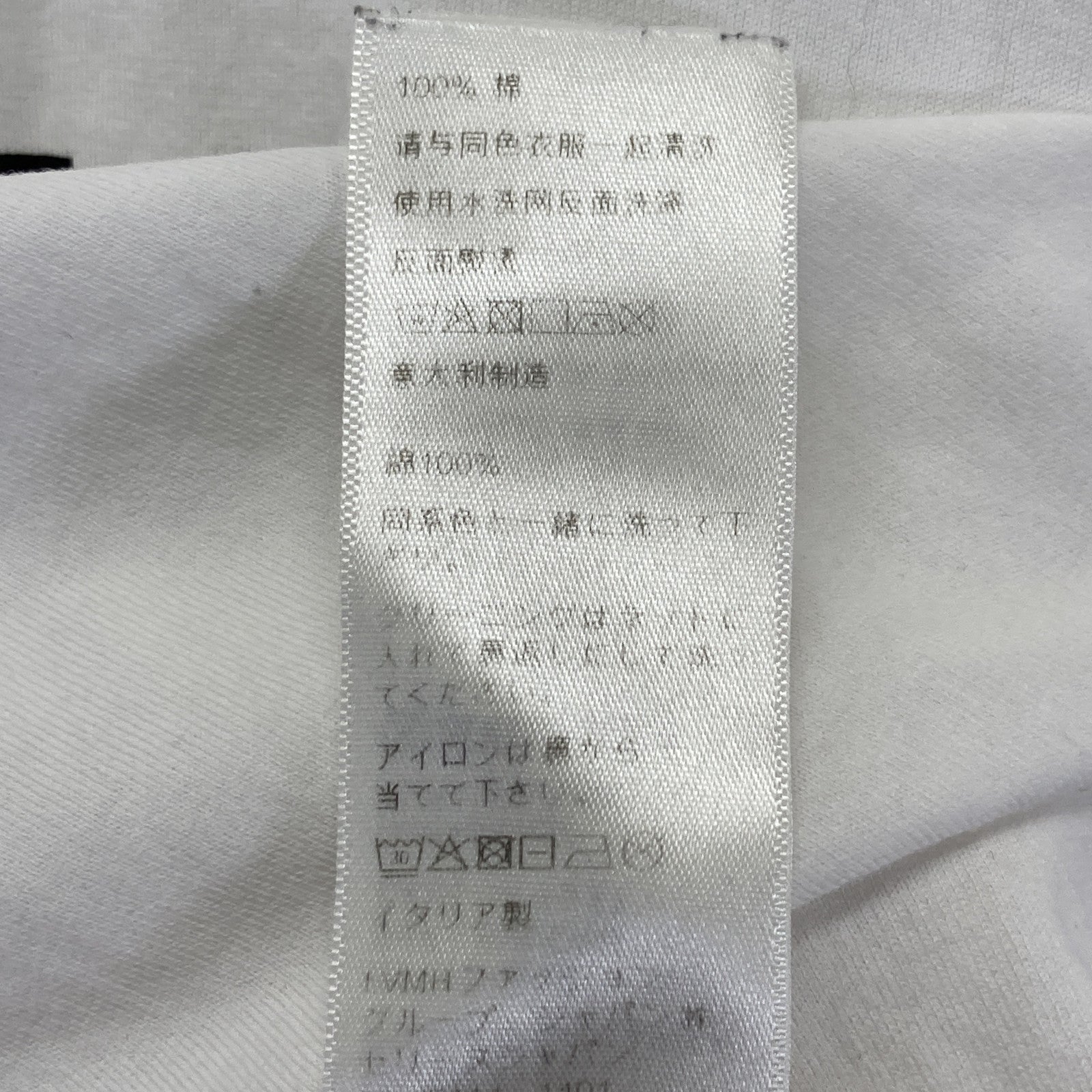 CELINE 思琳 白色棉质徽标印花T恤上衣