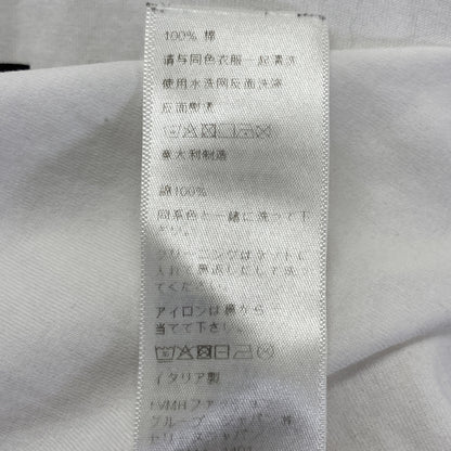 CELINE 思琳 白色棉质徽标印花T恤上衣