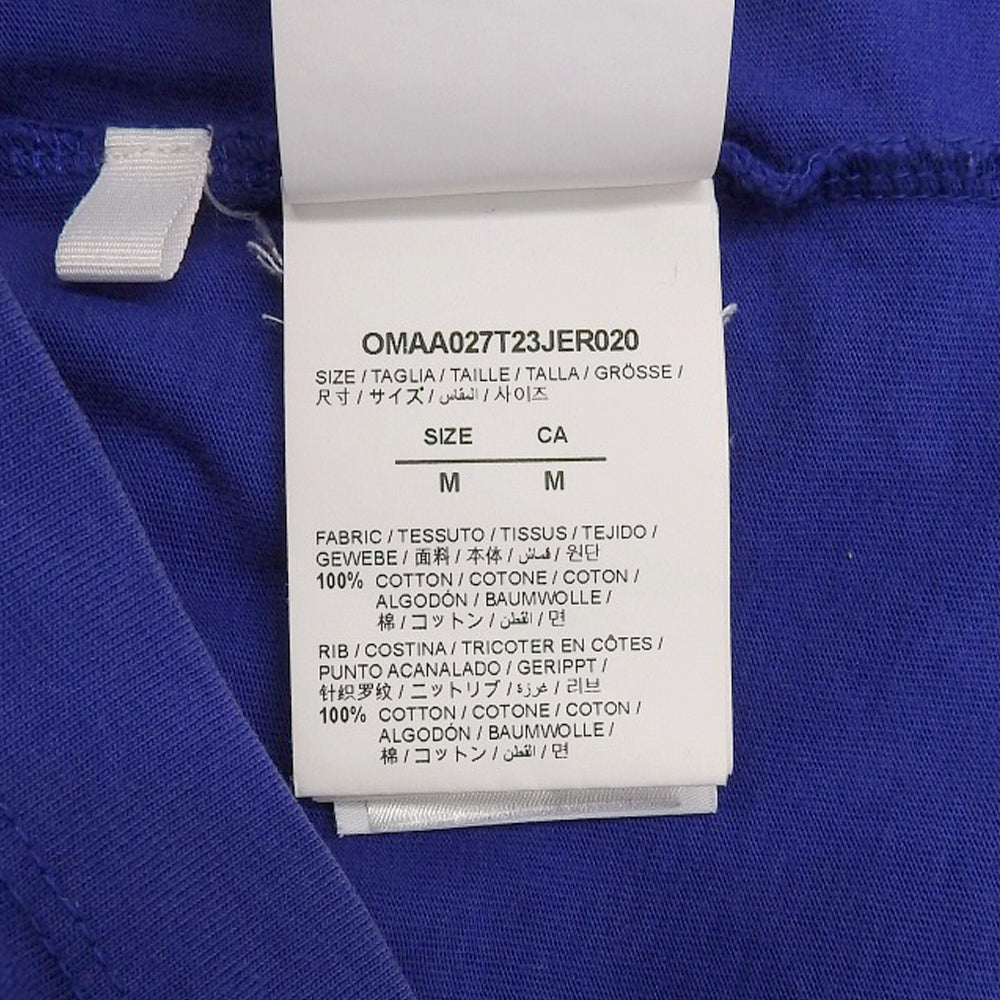 OFF-WHITE 潮牌 Off-White 东京T恤衫 男士 蓝色 M OMAA027T23JER020 23SS 上衣