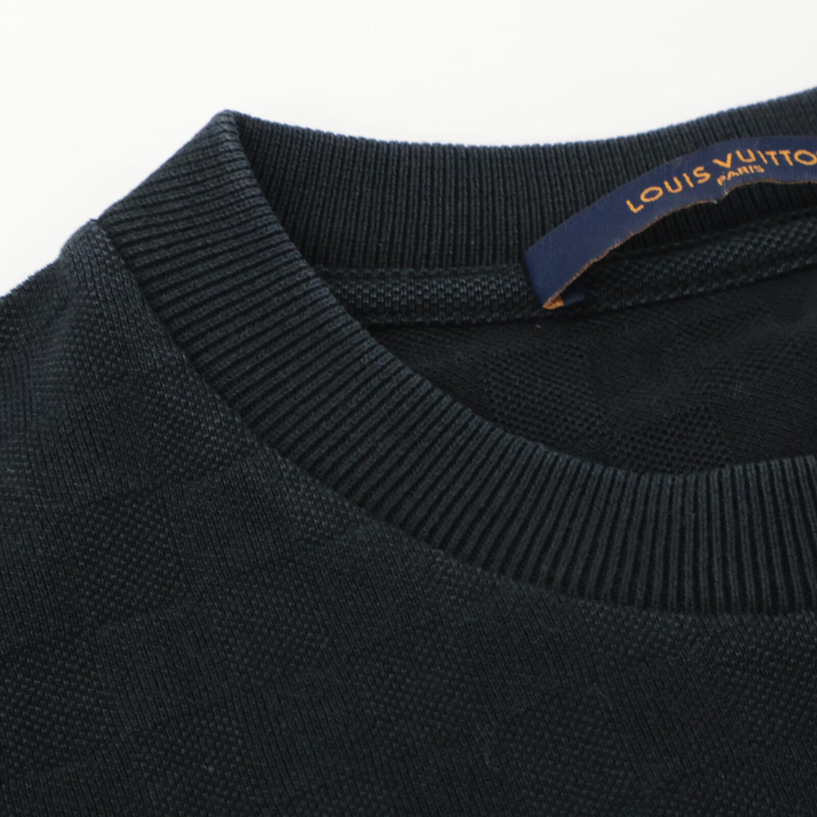 LOUIS VUITTON Louis Vuitton Domestic Regular RM232Q VHI HJY40W Damier Pocket T-Shirt Top