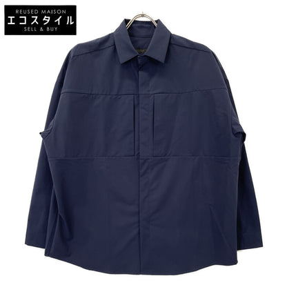 SOPHNET. ソフネット 242040 ネイビー STRETCH TECH長袖シャツ トップス