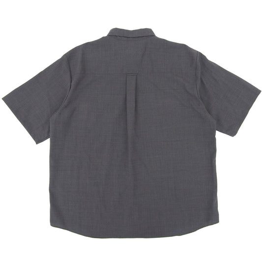 SOPHNET. ソフネット 美品 WOOL TROPICALバギーシャツ トップス メンズ グレー S 242033 トップス
