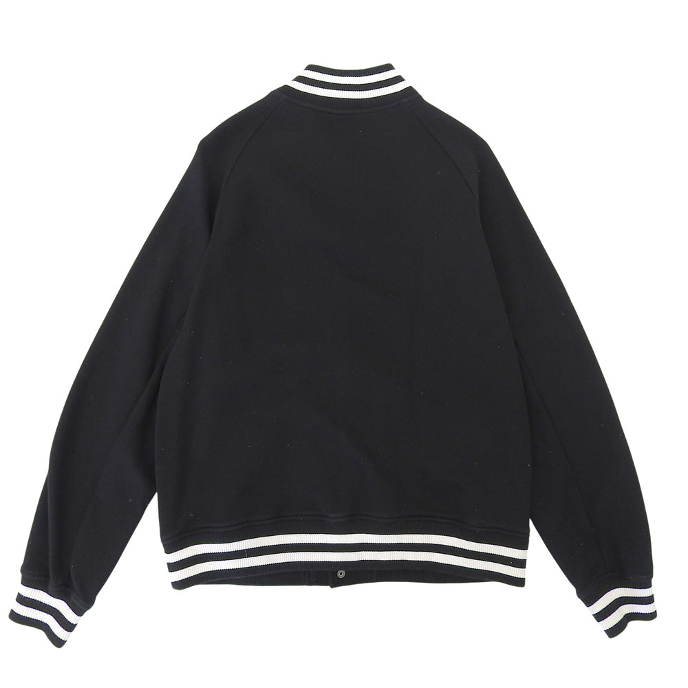 COMPACT DOUBLE KNIT SP LOGO VARSITY JACKET 夹克 男士 黑色 M SOPH-242049 夹克 M 男士