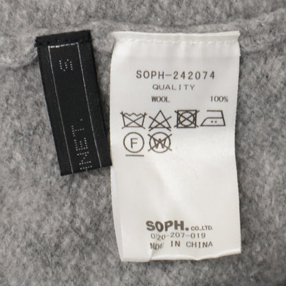 SOPHNET. 索夫奈特 SOPH-242074 羊毛抓绒罗纹长裤 裤装 S 男士