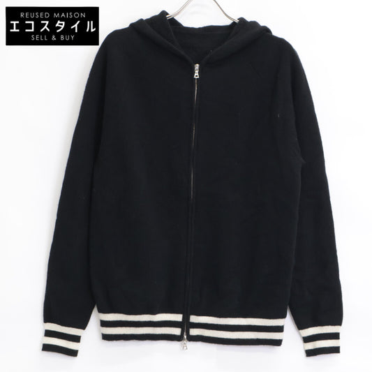 SOPHNET. SOPHNET. SOPH-242073 Black WOOL FLEECE ZIP UP HOODIE Tops L Men's