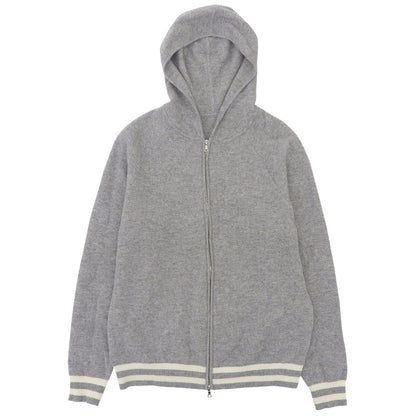 WOOL FLEECE ZIP UP HOODIE 羊毛抓绒拉链连帽衫 男士 灰色 L SOPH-242073 上衣 L 男士