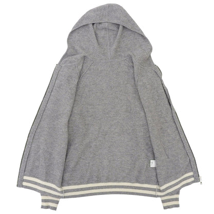 WOOL FLEECE ZIP UP HOODIE 羊毛抓绒拉链连帽衫 男士 灰色 L SOPH-242073 上衣 L 男士