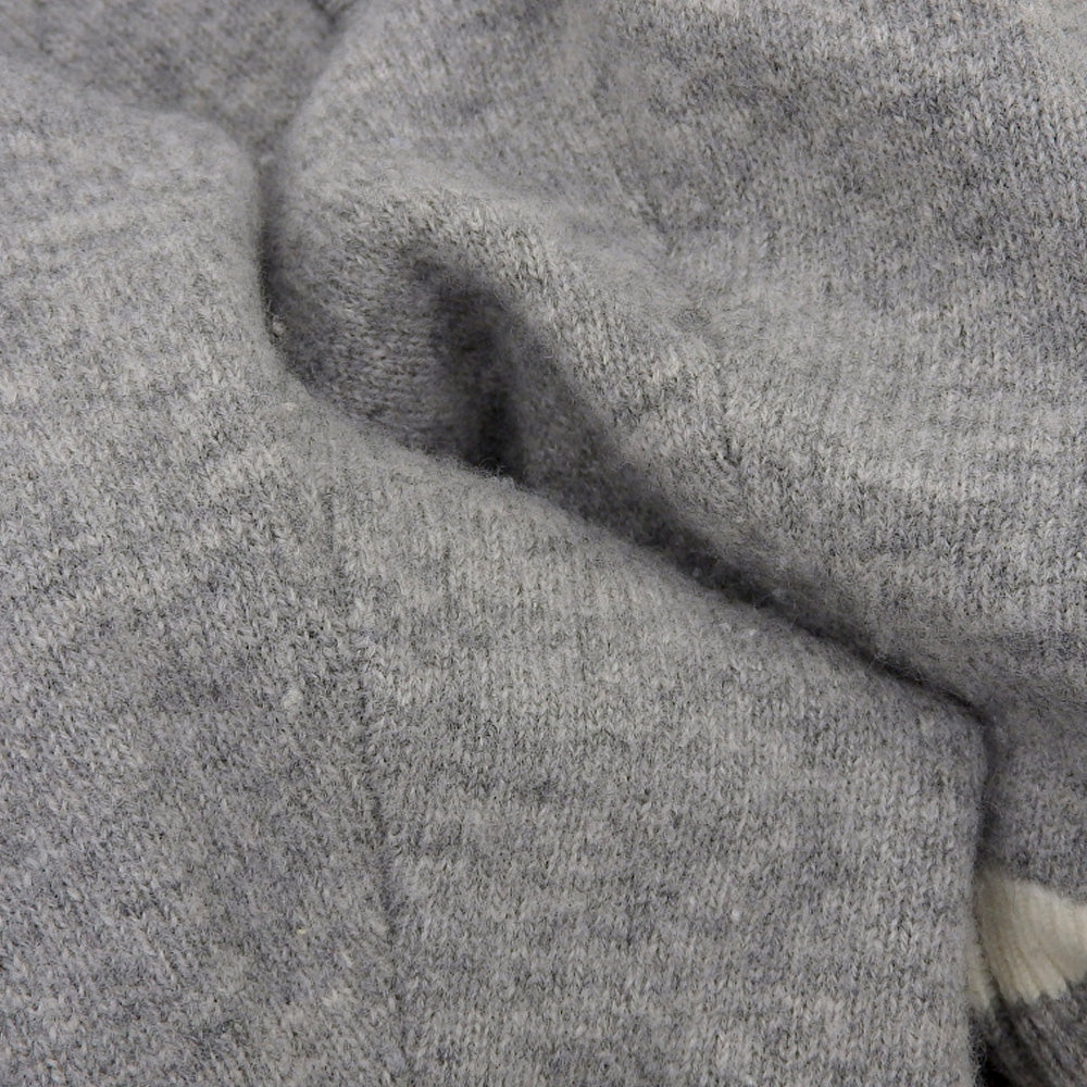 WOOL FLEECE ZIP UP HOODIE 羊毛抓绒拉链连帽衫 男士 灰色 L SOPH-242073 上衣 L 男士