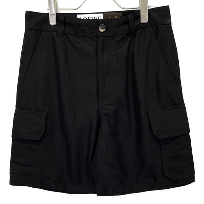 LOEWE H616Y1AX11 Black Paula's Ibiza Cargo Shorts Bottoms