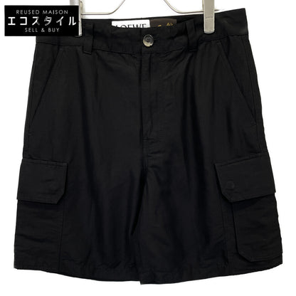 LOEWE H616Y1AX11 Black Paula's Ibiza Cargo Shorts Bottoms