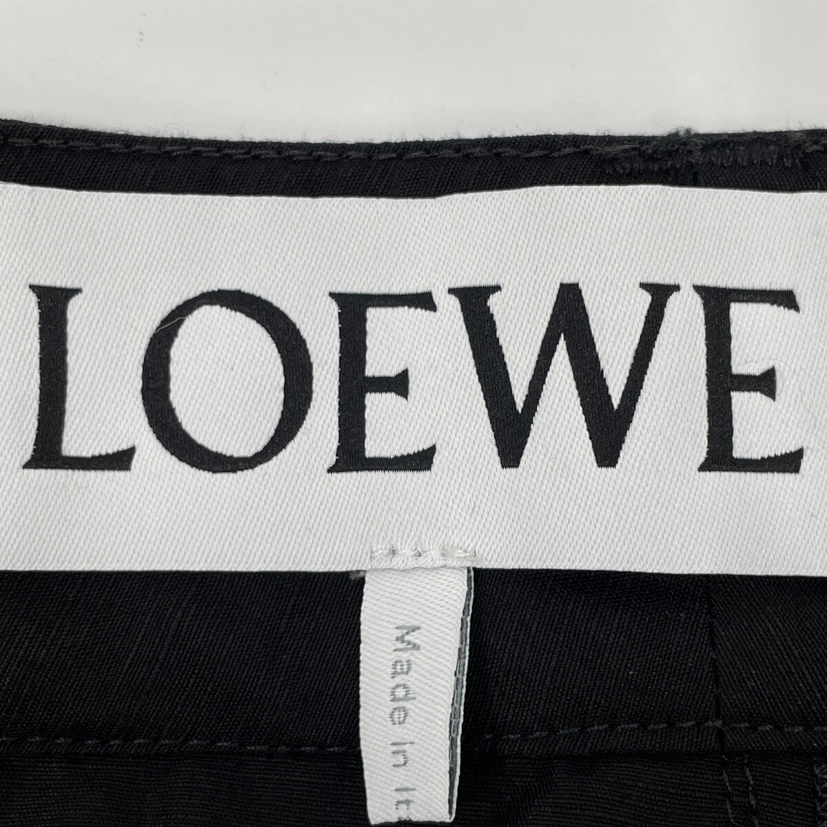 LOEWE H616Y1AX11 Black Paula's Ibiza Cargo Shorts Bottoms