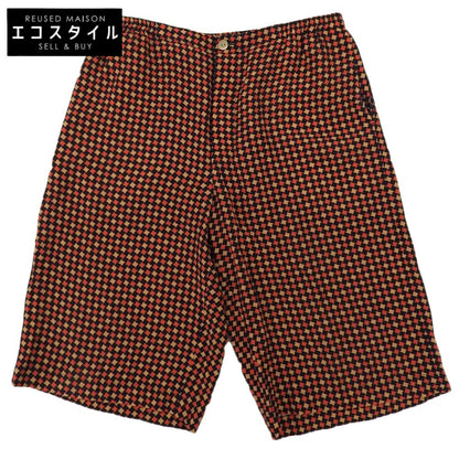 GUCCI グッチ 総柄 ショートパンツ ボトムス メンズ オレンジ系 46 672698 ボトムス