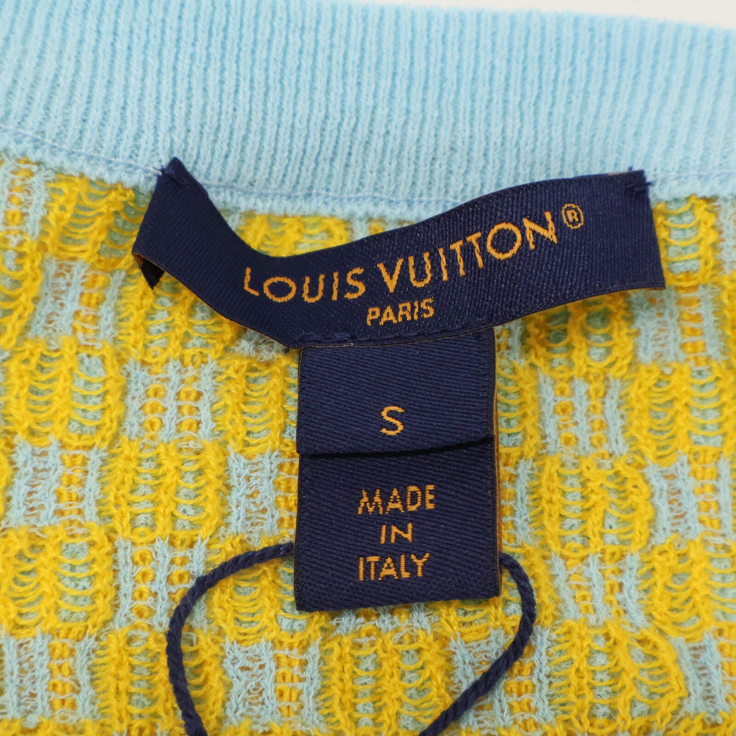 LOUIS VUITTON Louis Vuitton Checkered Pattern Fall/Winter 2024 Knit Cardigan Jacket