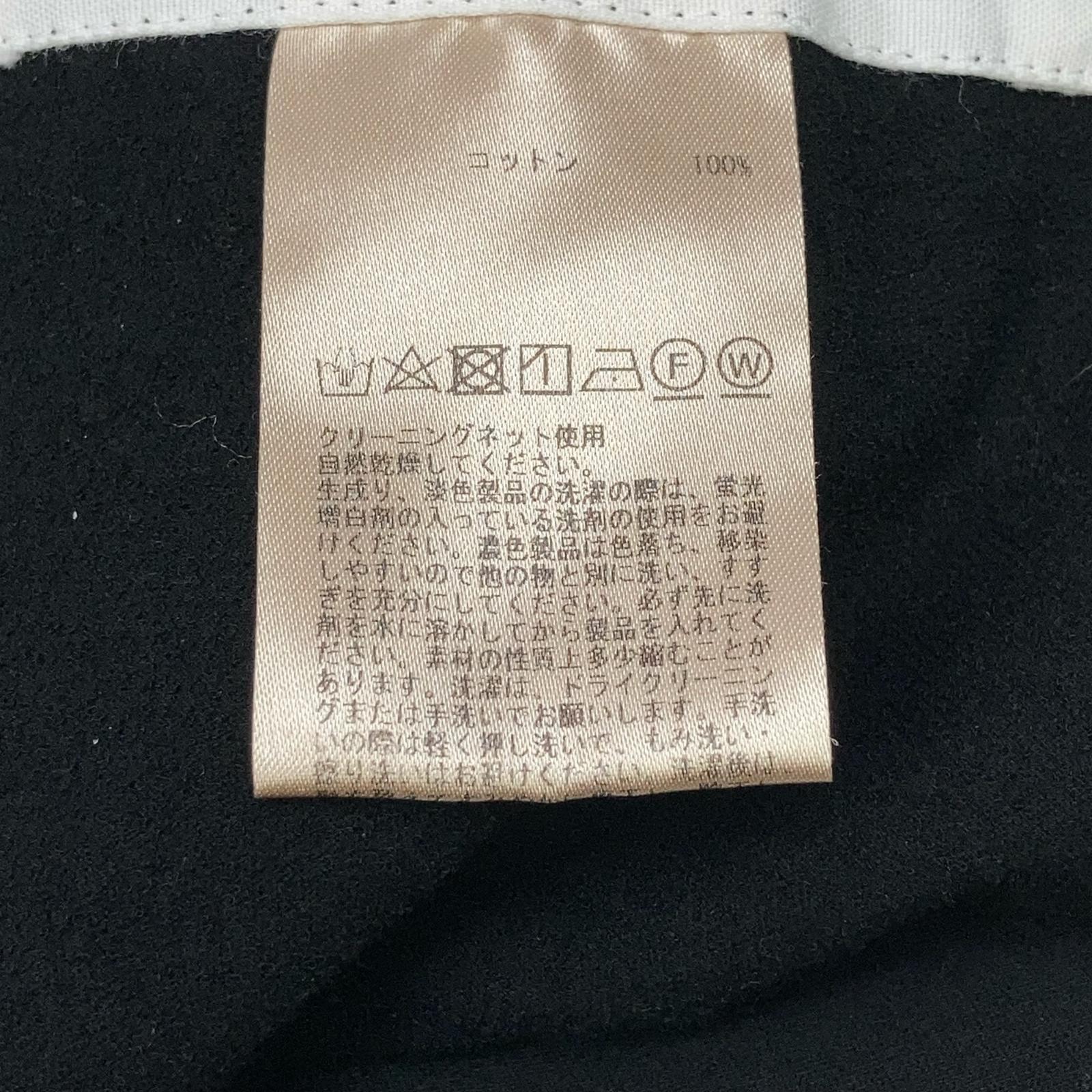 PLAIN PEOPLE プレインピープル ブラック A1543UP133 ハイツイストミニ裏毛ラップ風テーパードパンツ ボトムス