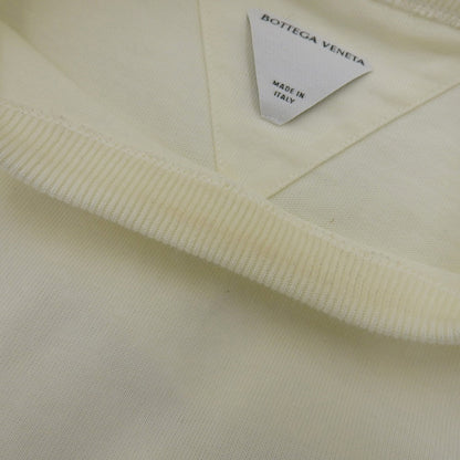 BOTTEGA VENETA ボッテガヴェネタ 美品 Vステッチポケット 半袖 クロップドカットソー トップス レディース アイボリー S 777597 トップス