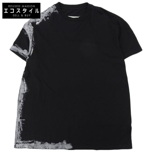 Maison Margiela Paint Stroke Print T-Shirt Tops Men's Black 48 S50GC630 20SS Tops
