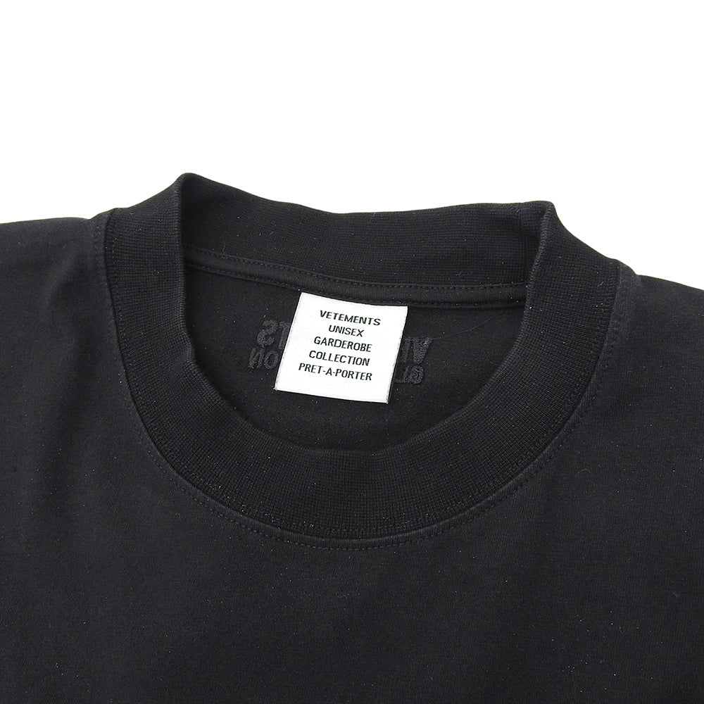 VETEMENTS ヴェトモン South Korea Flag Logo Tee トップス メンズ ブラック S UA52TR280SK トップス