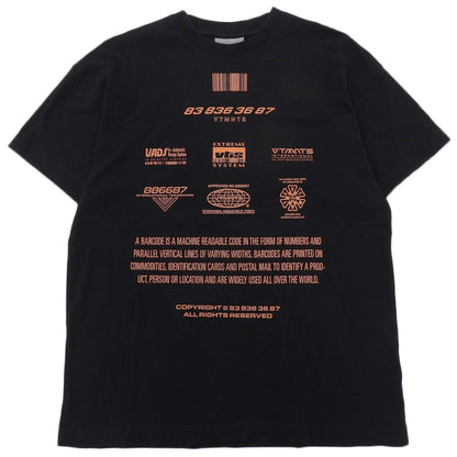 VTMNTS ブイティーエムエヌティーエス All Rights Reserved Tee トップス メンズ ブラック S VL12TR200B トップス