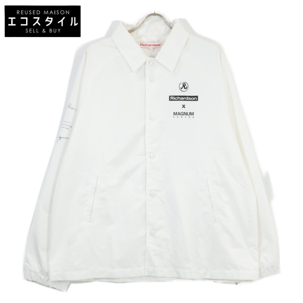 ×MAGNUM ZPL-71020-A Coach Jacket/Bonjour Records Jacket L Men's