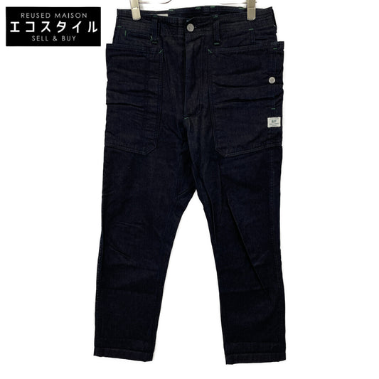 INDIGO FALL LEAF PANTS Bottoms XS Men's