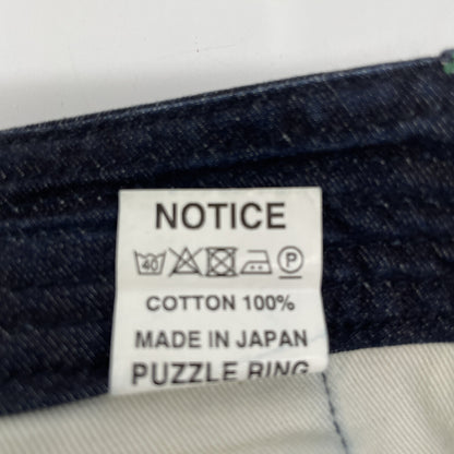 INDIGO FALL LEAF PANTS Bottoms XS Men's