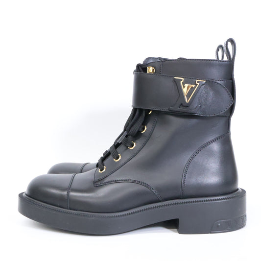 LOUIS VUITTON ルイヴィトン 新品同様 25年製 1ADCIU シチズン フラットレンジャー ブーツ シューズ