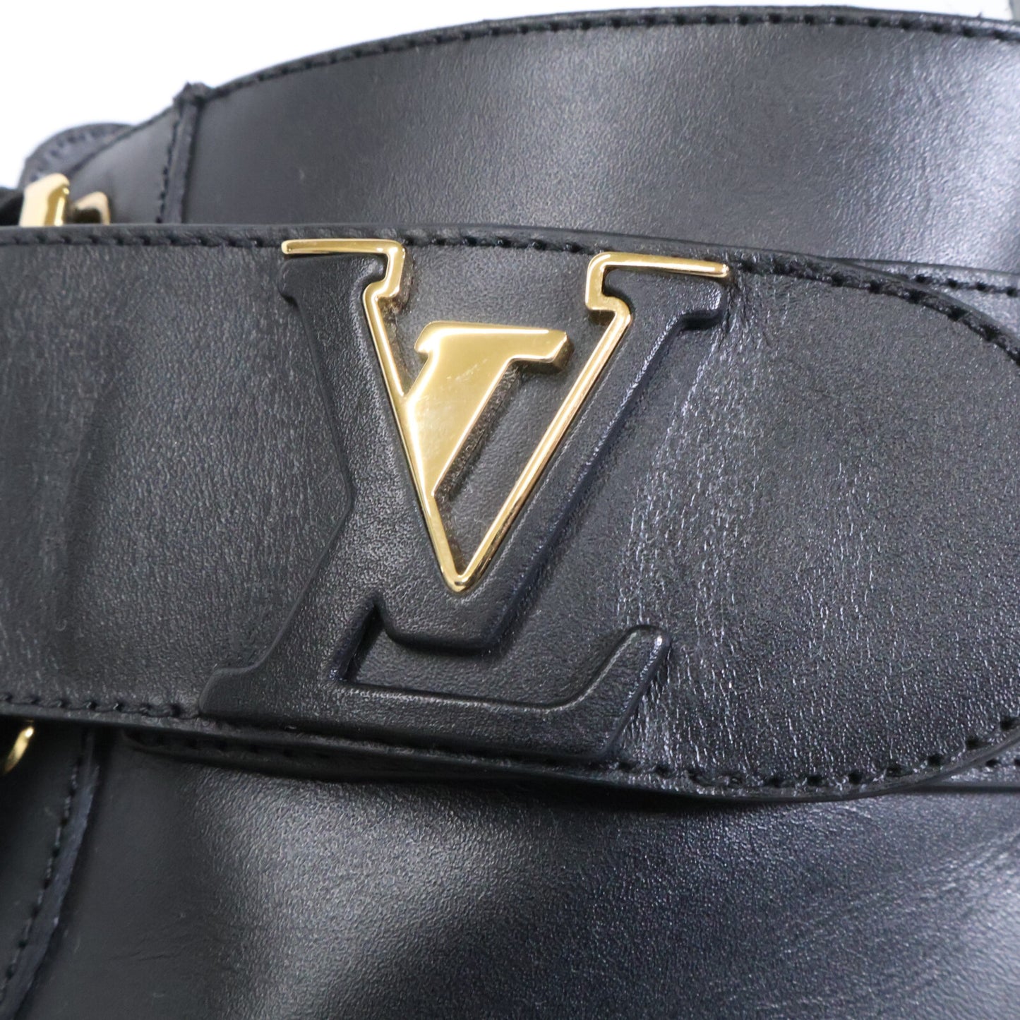 LOUIS VUITTON ルイヴィトン 新品同様 25年製 1ADCIU シチズン フラットレンジャー ブーツ シューズ