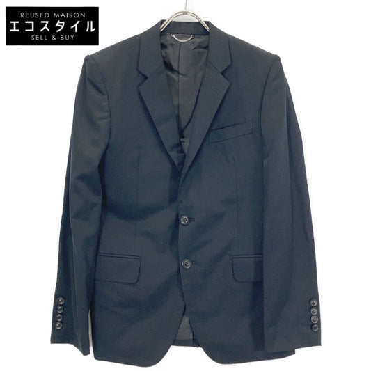 Black JLS-01-09 Wool Single Jacket 34 Men's