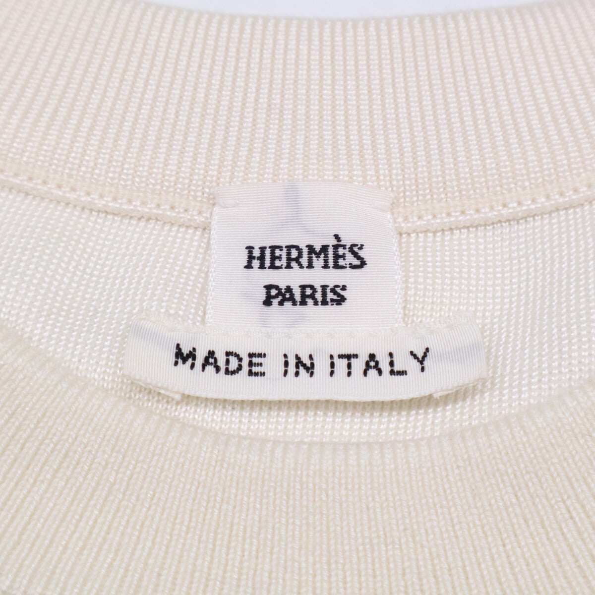 HERMES 【美品/国内正規】5H2679D2 Palefroi Remix Short-sleeved Knit Sweater/ Top