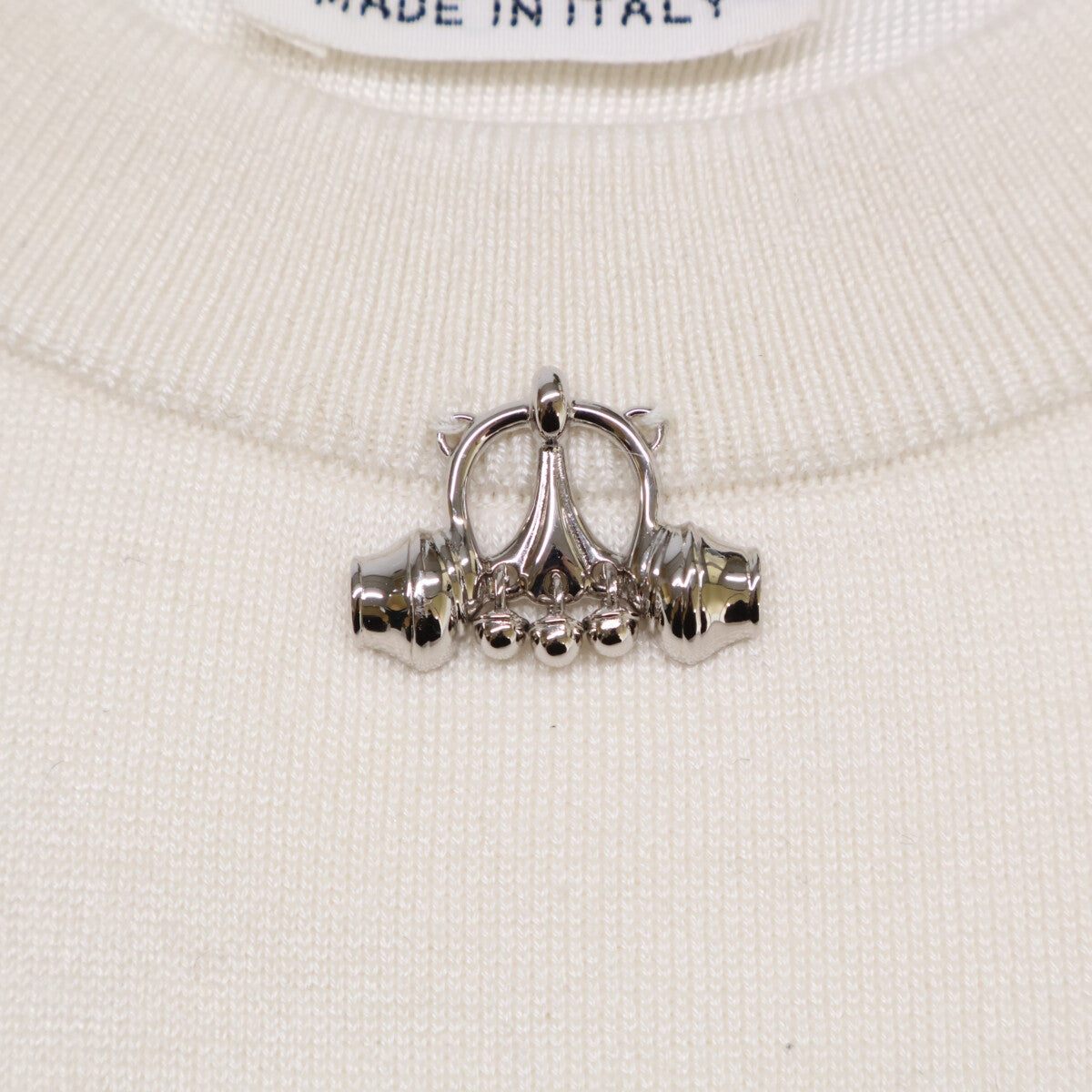 HERMES 【美品/国内正規】5H2679D2 Palefroi Remix Short-sleeved Knit Sweater/ Top