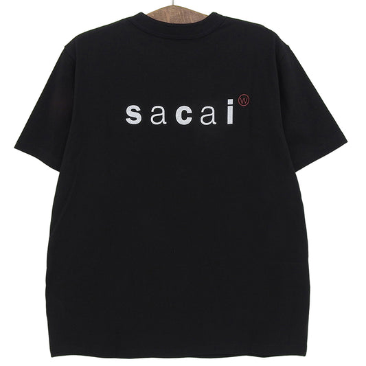 WTAPS Unused Sacai Cotton T-shirt Top Men's Black 4 25SS 25-0928S Top