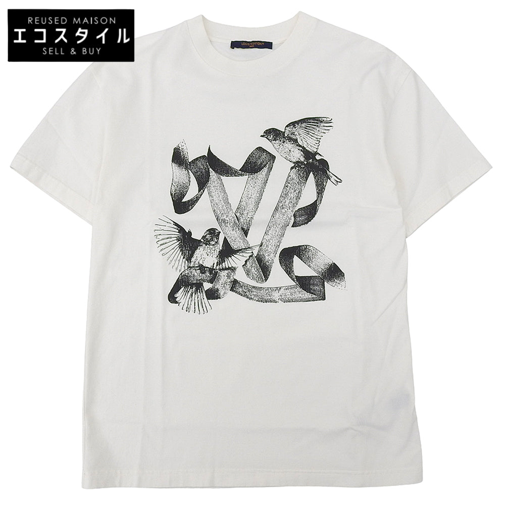 LOUIS VUITTON 路易威登 印花T恤 男士上衣 白色 S RM232 NPG HPY83W 上衣