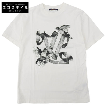 LOUIS VUITTON 路易威登 印花T恤 男士上衣 白色 S RM232 NPG HPY83W 上衣