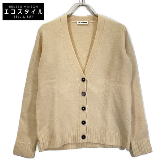JIL SANDER ジルサンダー 23AW J02GP0055 アイボリー ウール カーディガン トップス
