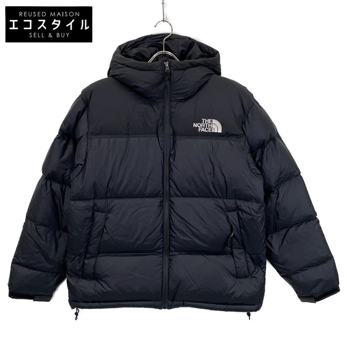 黑色 ND92559 Nuptse 羽绒连帽夹克 男士