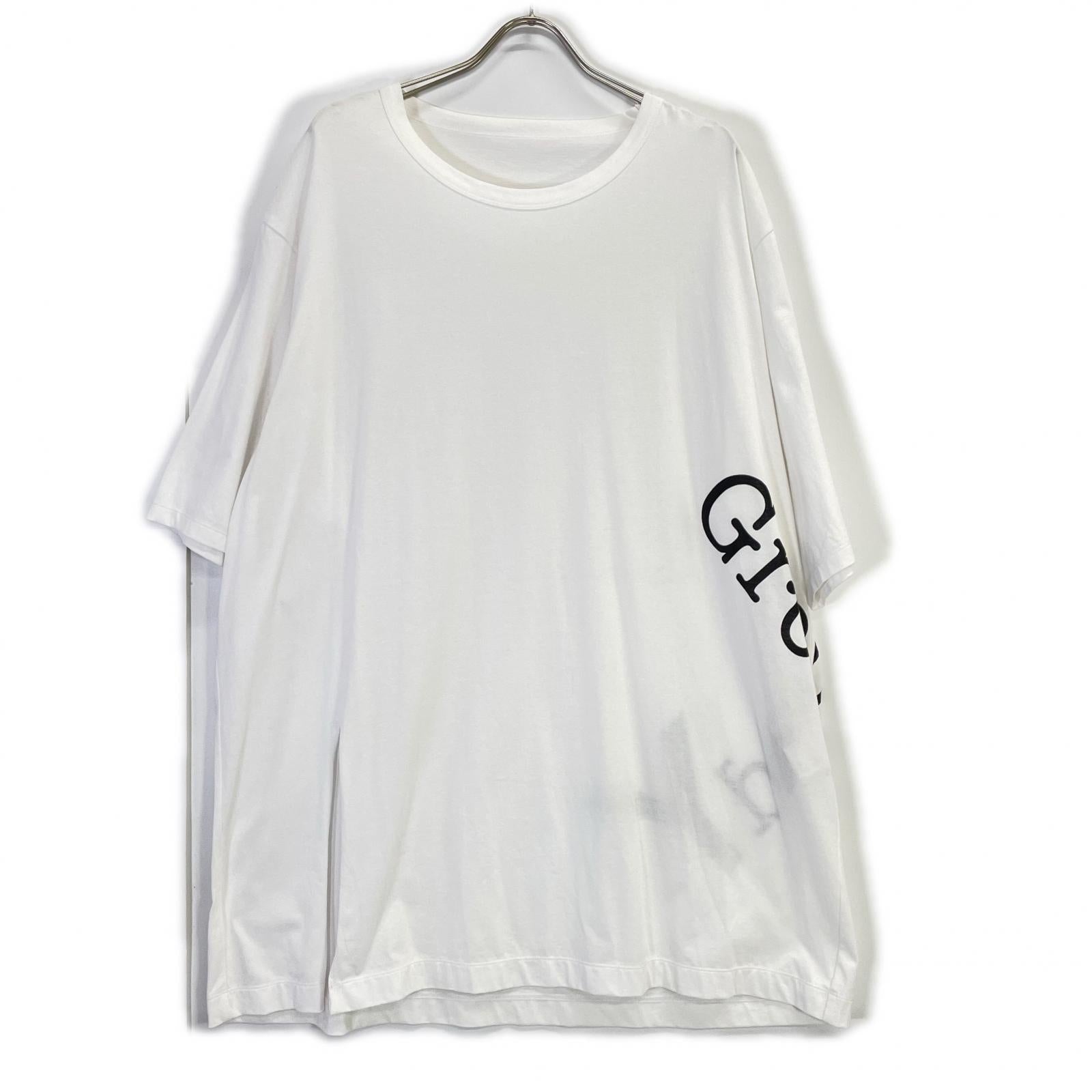 Ground Y グラウンドワイ ホワイト GA-T22-040 ロゴジャンボグラフィック Tシャツ トップス