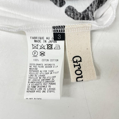 Ground Y グラウンドワイ ホワイト GA-T22-040 ロゴジャンボグラフィック Tシャツ トップス