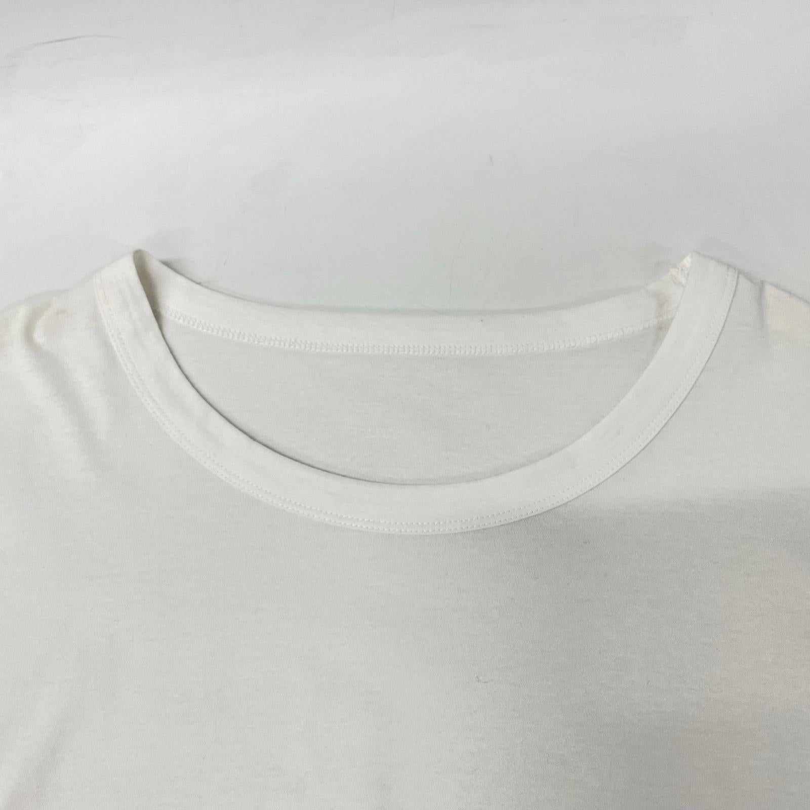 Ground Y グラウンドワイ ホワイト GA-T22-040 ロゴジャンボグラフィック Tシャツ トップス