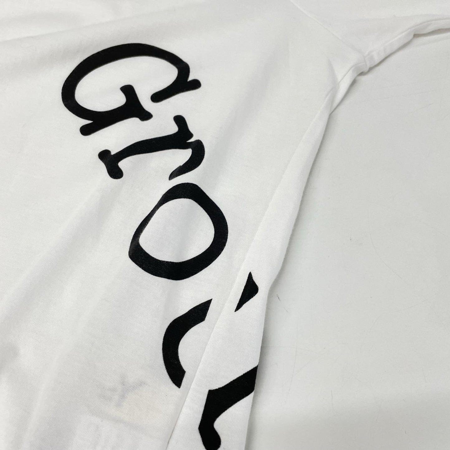 Ground Y グラウンドワイ ホワイト GA-T22-040 ロゴジャンボグラフィック Tシャツ トップス