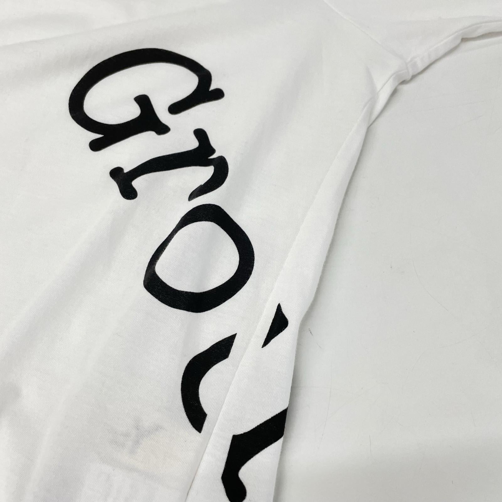 Ground Y グラウンドワイ ホワイト GA-T22-040 ロゴジャンボグラフィック Tシャツ トップス
