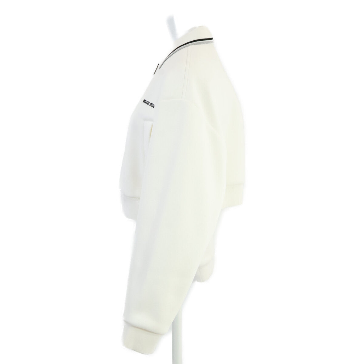 MIUMIU Miu Miu [Near Mint/Domestic/2025 Model] ML1270 S000 17LN Technical Jersey Blouson Jacket