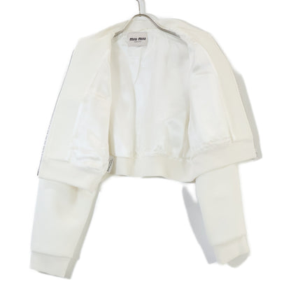MIUMIU Miu Miu [Near Mint/Domestic/2025 Model] ML1270 S000 17LN Technical Jersey Blouson Jacket