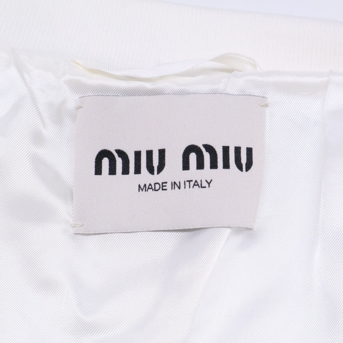 MIUMIU Miu Miu [Near Mint/Domestic/2025 Model] ML1270 S000 17LN Technical Jersey Blouson Jacket