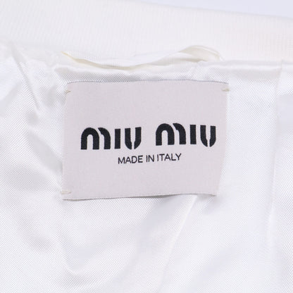 MIUMIU Miu Miu [Near Mint/Domestic/2025 Model] ML1270 S000 17LN Technical Jersey Blouson Jacket