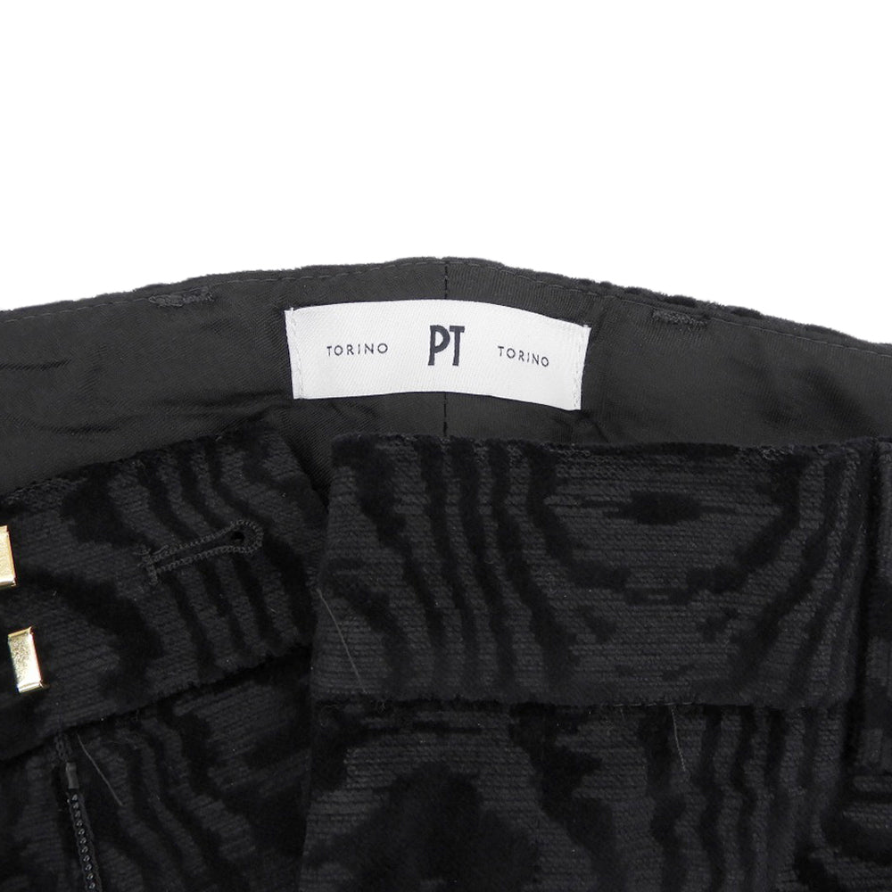 PT TORINO NEW YORK All-over Print Pantalone Bottoms Women's Black 40 Bottoms 40