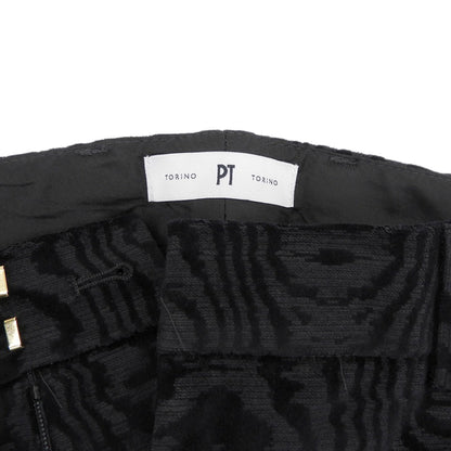 PT TORINO NEW YORK All-over Print Pantalone Bottoms Women's Black 40 Bottoms 40