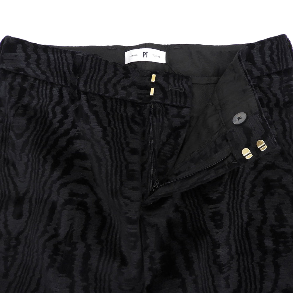 PT TORINO NEW YORK All-over Print Pantalone Bottoms Women's Black 40 Bottoms 40